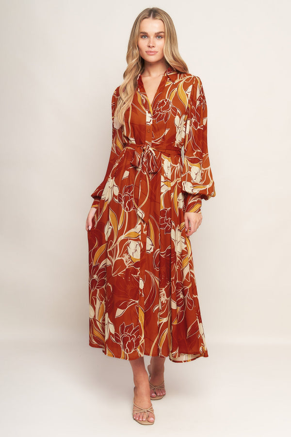 blooming-radiance-woven-midi-dress-1 Flying Tomato-Sophia's StyleDRESSES-1